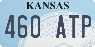 KS license plate 460ATP