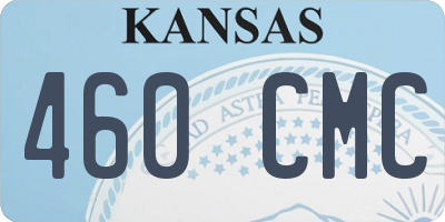 KS license plate 460CMC