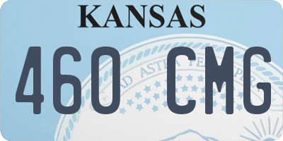 KS license plate 460CMG