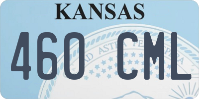 KS license plate 460CML