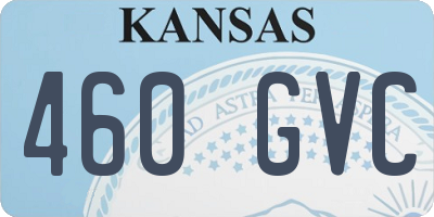KS license plate 460GVC