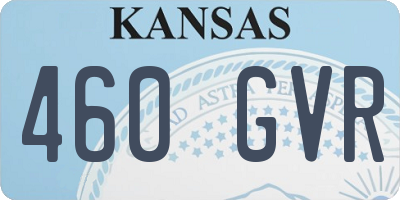 KS license plate 460GVR