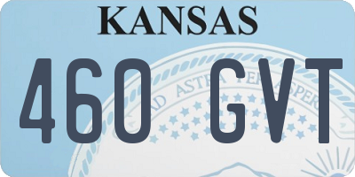 KS license plate 460GVT