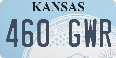 KS license plate 460GWR