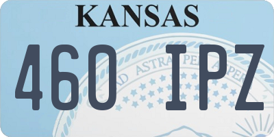 KS license plate 460IPZ