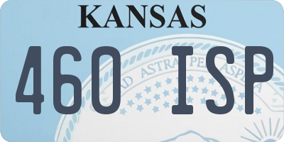 KS license plate 460ISP