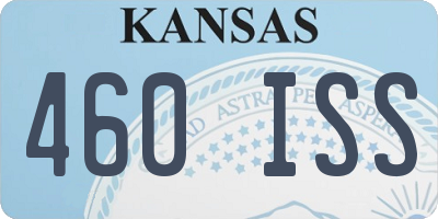 KS license plate 460ISS