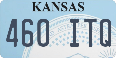 KS license plate 460ITQ