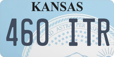 KS license plate 460ITR