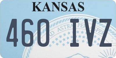 KS license plate 460IVZ