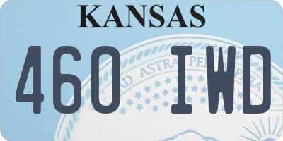 KS license plate 460IWD