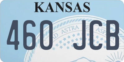 KS license plate 460JCB