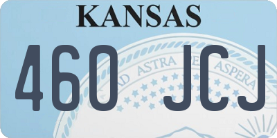KS license plate 460JCJ