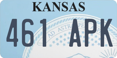 KS license plate 461APK