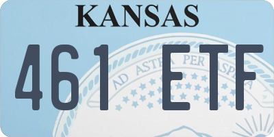 KS license plate 461ETF