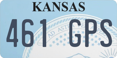 KS license plate 461GPS