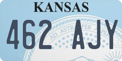 KS license plate 462AJY