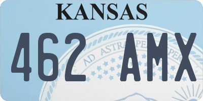 KS license plate 462AMX