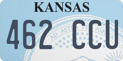 KS license plate 462CCU
