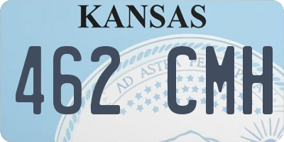 KS license plate 462CMH