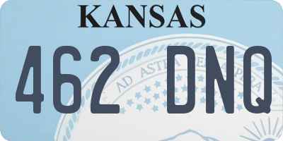 KS license plate 462DNQ