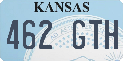 KS license plate 462GTH