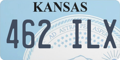 KS license plate 462ILX