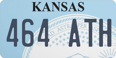 KS license plate 464ATH