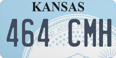 KS license plate 464CMH
