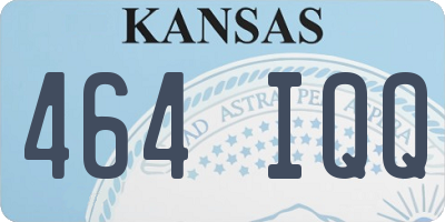 KS license plate 464IQQ
