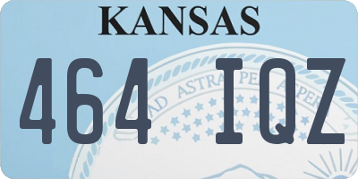 KS license plate 464IQZ