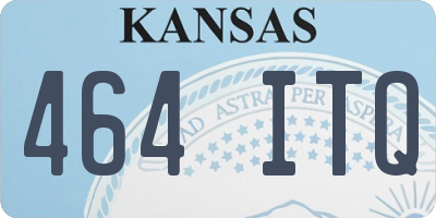 KS license plate 464ITQ