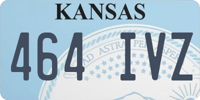 KS license plate 464IVZ