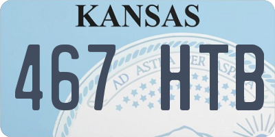 KS license plate 467HTB