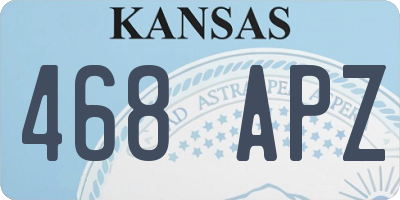KS license plate 468APZ
