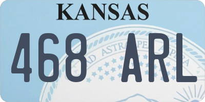 KS license plate 468ARL