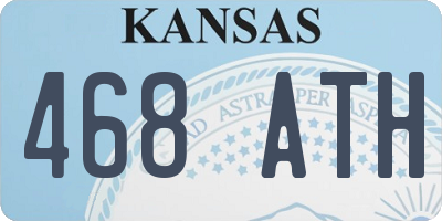 KS license plate 468ATH