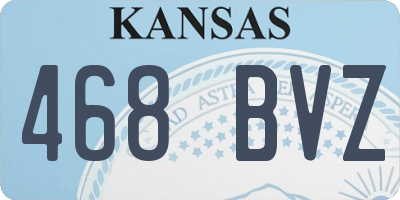 KS license plate 468BVZ