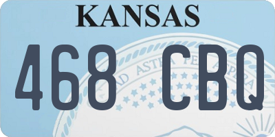 KS license plate 468CBQ
