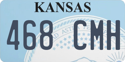 KS license plate 468CMH