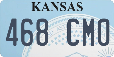 KS license plate 468CMO