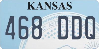 KS license plate 468DDQ