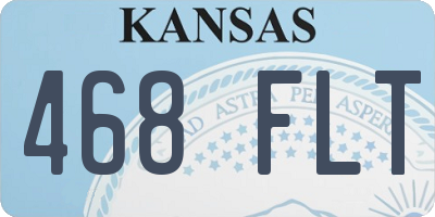 KS license plate 468FLT