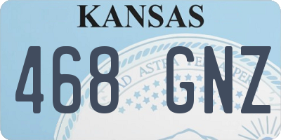 KS license plate 468GNZ