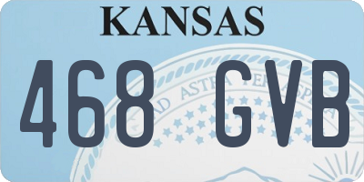 KS license plate 468GVB