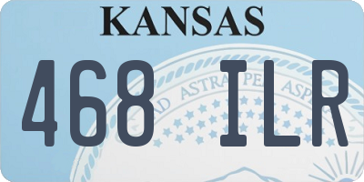 KS license plate 468ILR