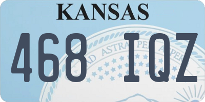 KS license plate 468IQZ