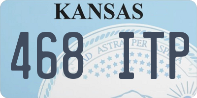 KS license plate 468ITP