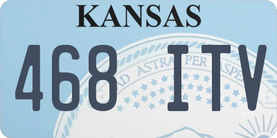 KS license plate 468ITV