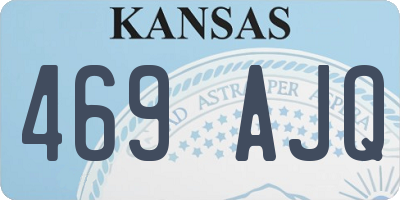 KS license plate 469AJQ